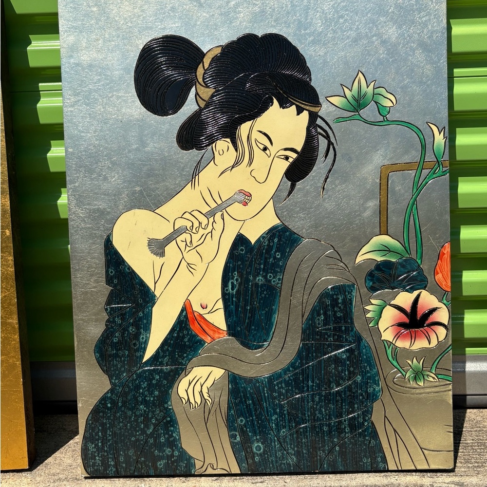 Elegant Japanese Woman Art Print - Picture 1 of 1